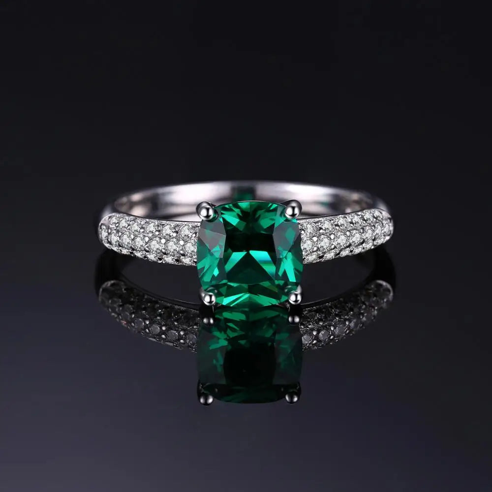 Green Emerald Rings for Women