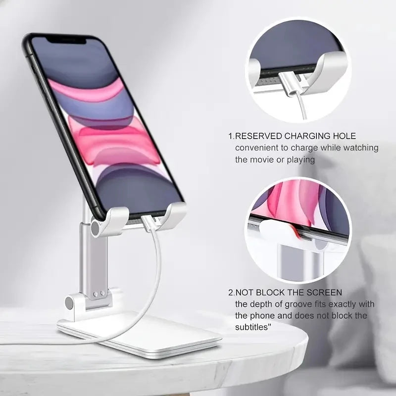 Mobile Phone Holder Stand For IPhone IPad Adjustable Desktop Tablet Holder