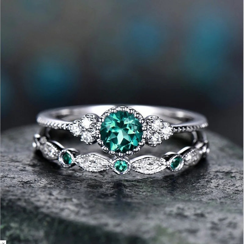 Emerald Zircon Crystals for Women