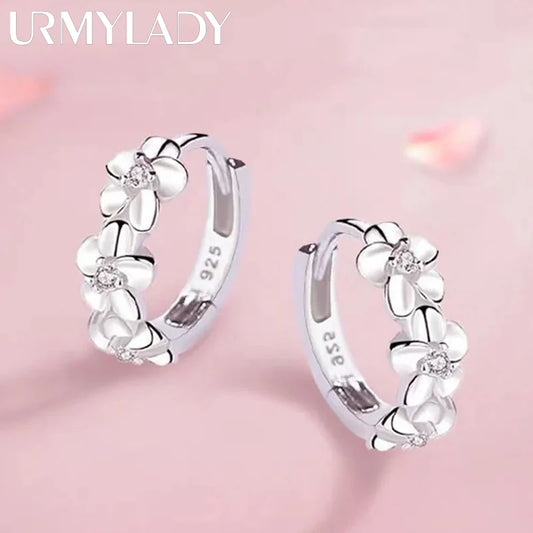 Silver  Earrings for Women's Wedding Fashion High Quality