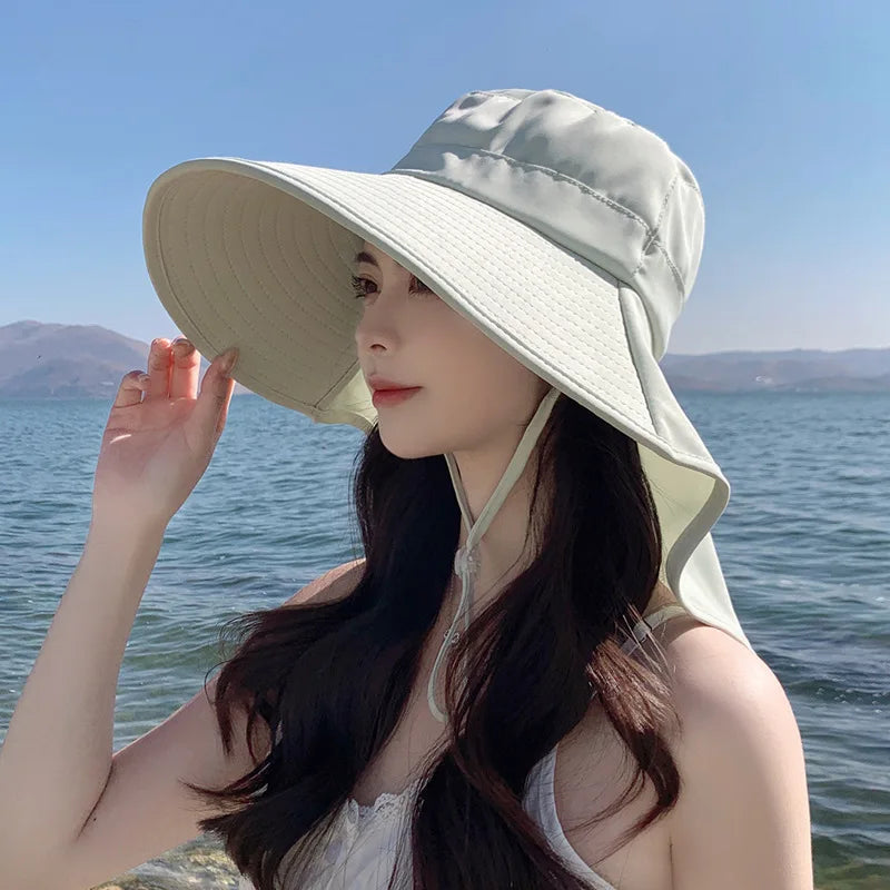 Outdoor Sun Bucket Hat for Women Girls