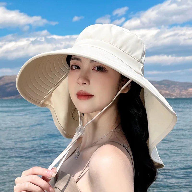 Outdoor Sun Bucket Hat for Women Girls