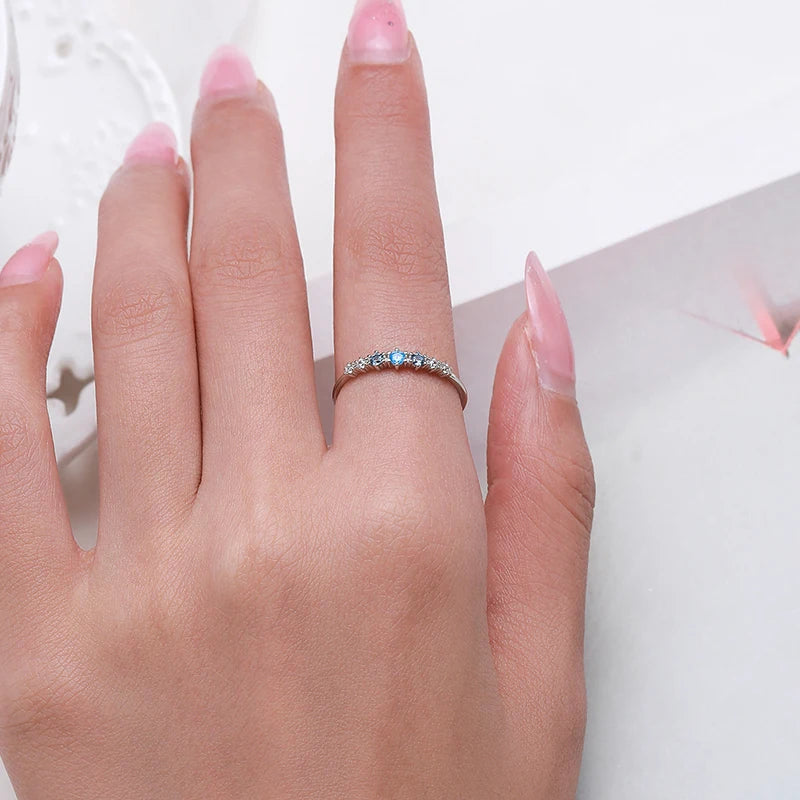 Fashion Thin Finger Ring Charm  For Women Wedding