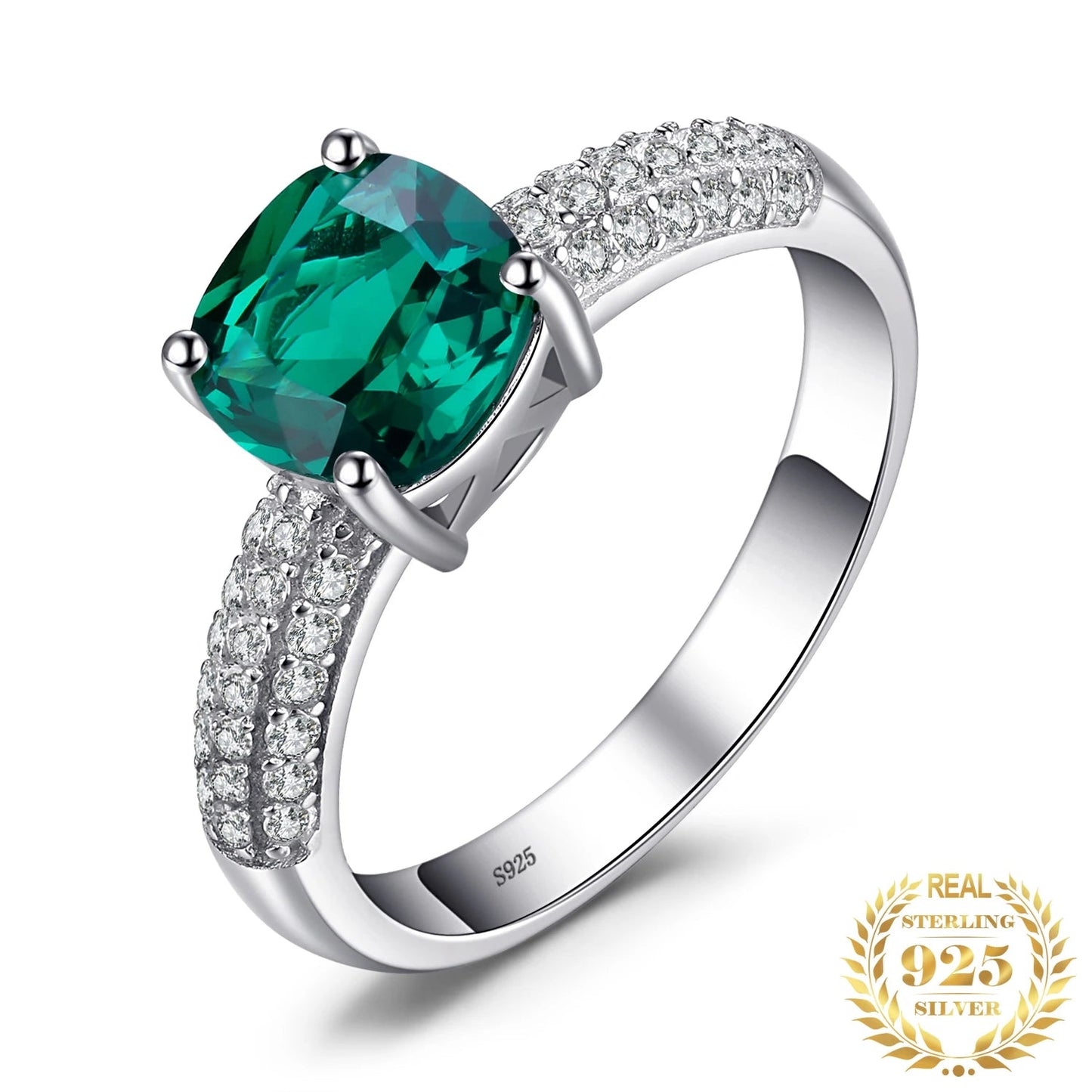 Green Emerald Rings for Women