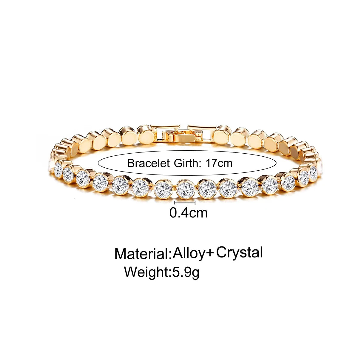 Luxury Crystal  Bracelets For Women Wedding